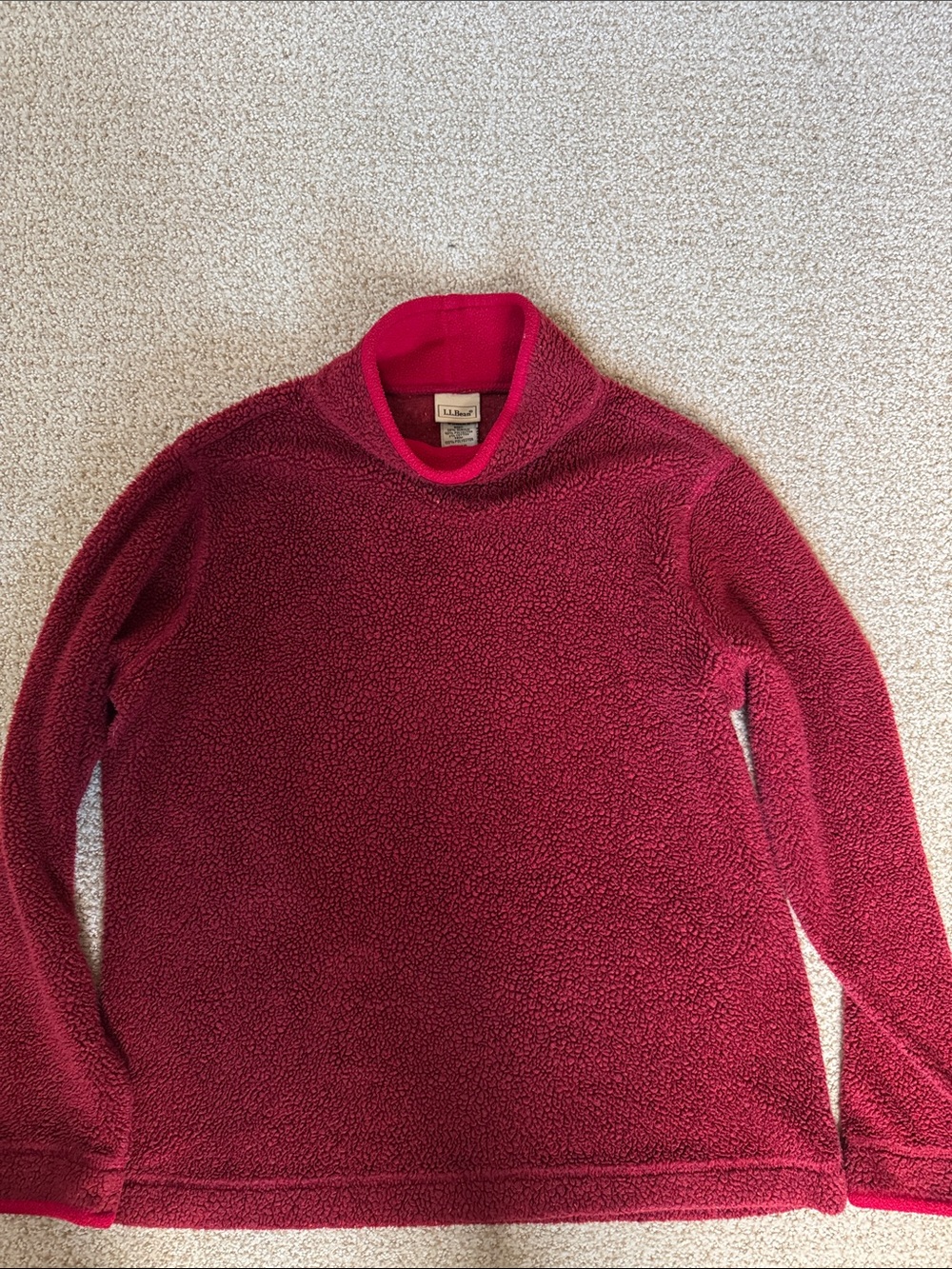 L.L. Bean Women's Sherpa Turtleneck Pullover